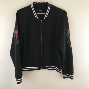 Ashley By 26 Int | Bomber Jacket with Roses